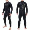 Wetsuits Slinx SLINX 1106 5mm neopreen + handdoek voering Super elastische slijtage resistente warme semi droge volledige lichaam een stuk wetsuit voor mannen