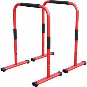 Dip Bars Deluxe Rood Gorilla Sports Krachtstations