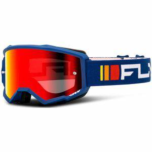 Crossbril FLY Racing Zone Marineblauw Wit Sportbrillen