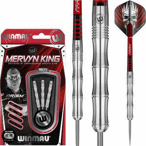 Winmau Dartpijlen WINMAU Mervyn King Signature Edition: Steeltip Tungsten Dartpijlen Professioneel 22g