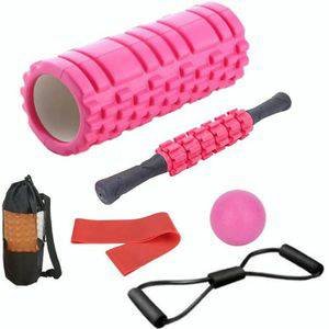 45cm 6 stks/set EVA Hollow Foam Roller Spier Ontspanning Roller Yoga Kolom Set Fitnessapparatuur Fitnessartikelen