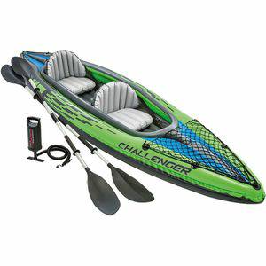 Intex Intex Challenger K2 Kayak 351 x 76 x 38 cm Inclusief peddels en pomp Kano's